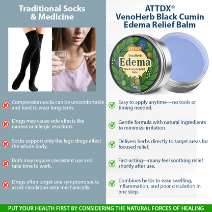 ATTDX® VenoHerb Black Cumin Edema Relief Balm